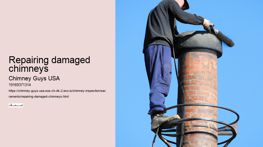 Repairing damaged chimneys